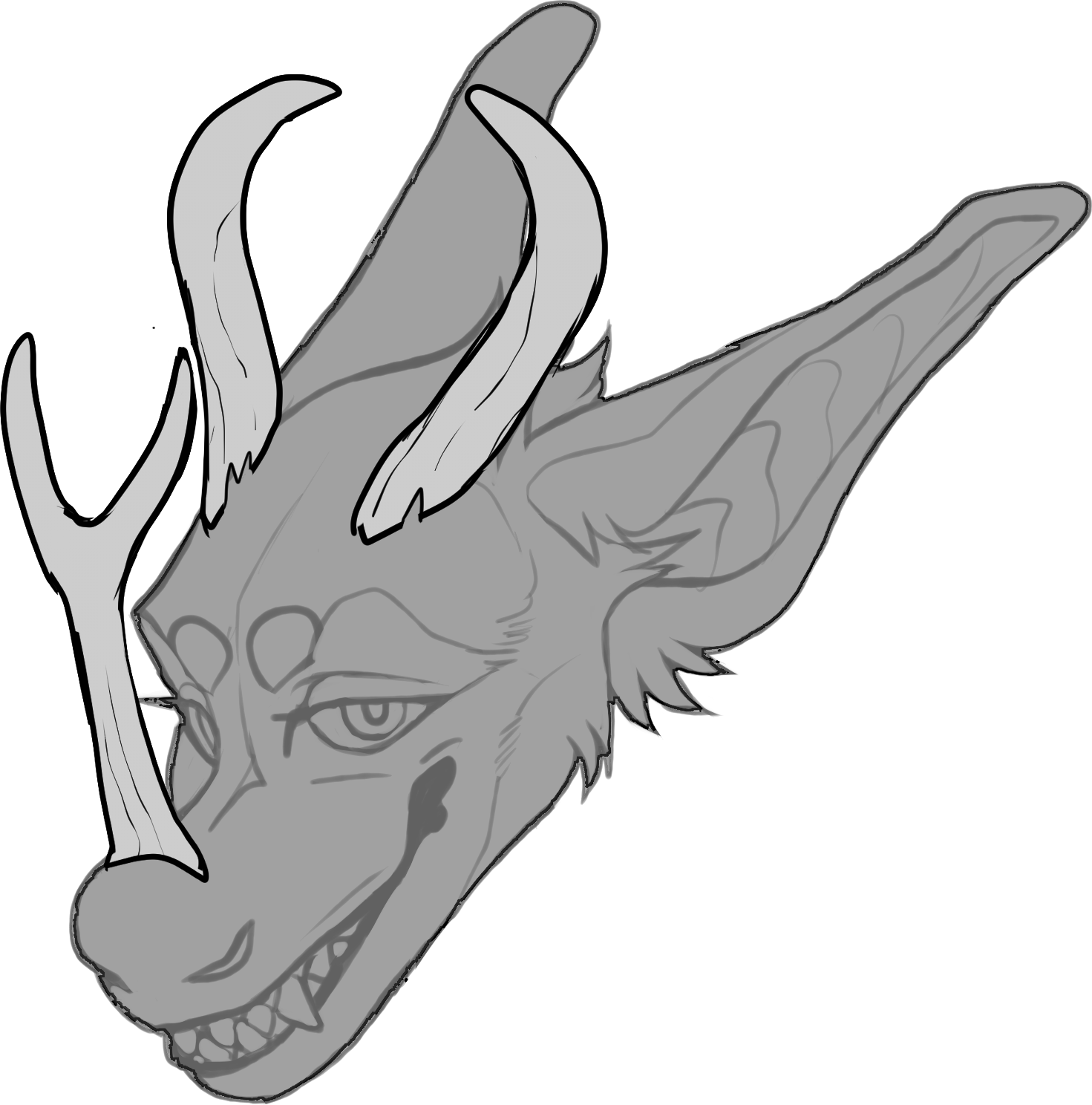 Forkhorn — Horn Shape