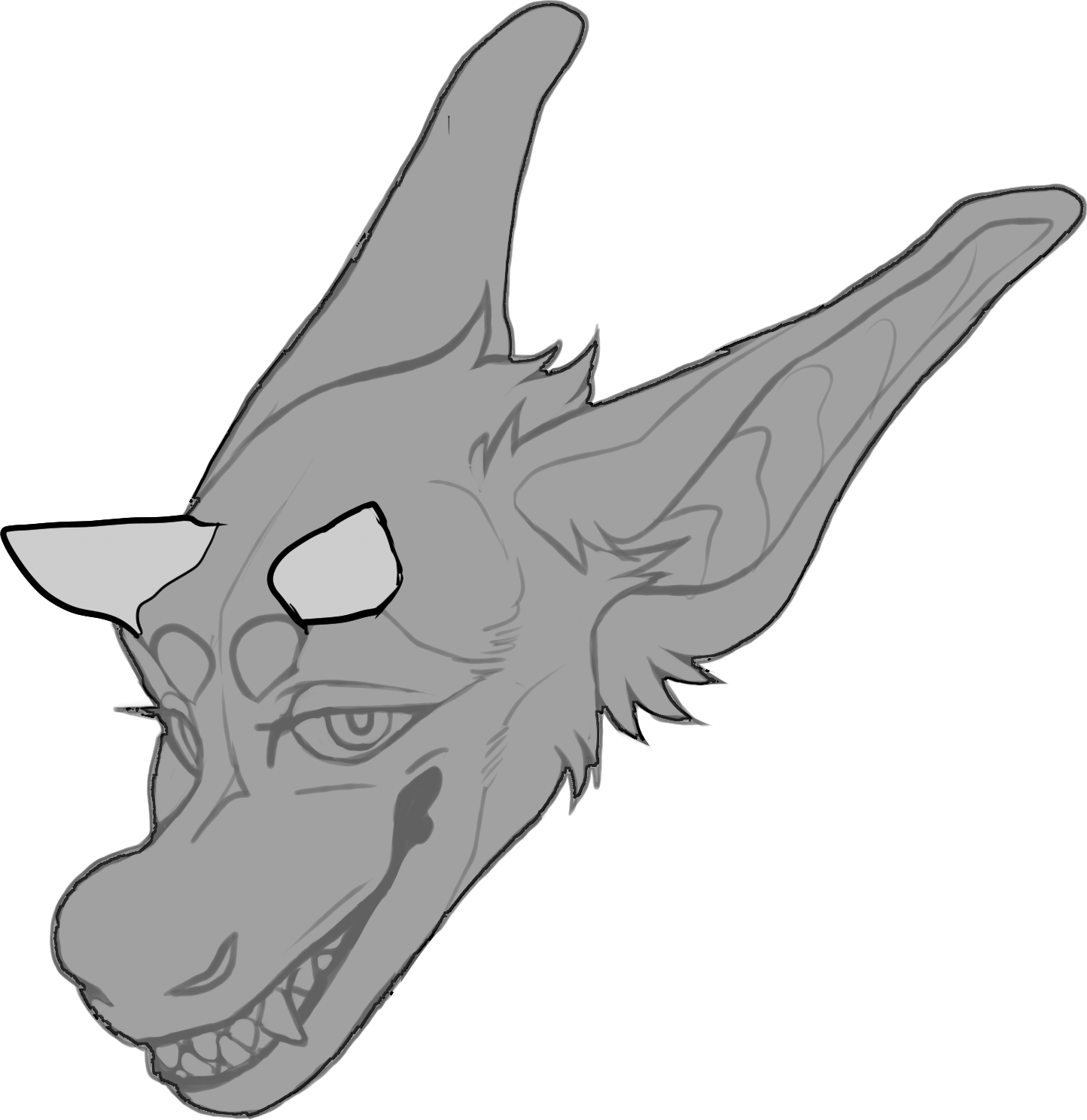 Crested — Horn Shape