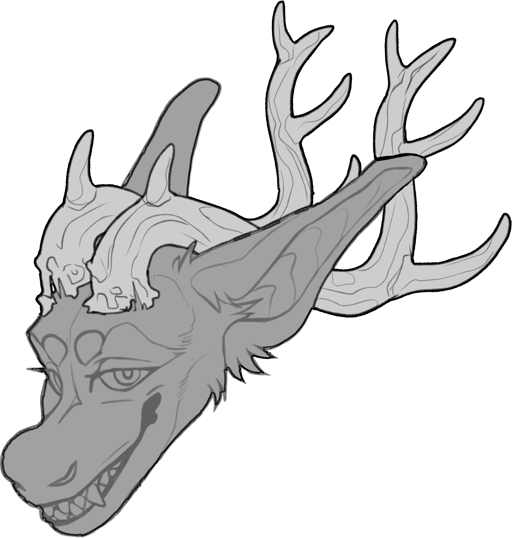 Reverse Deer — Horn Shape